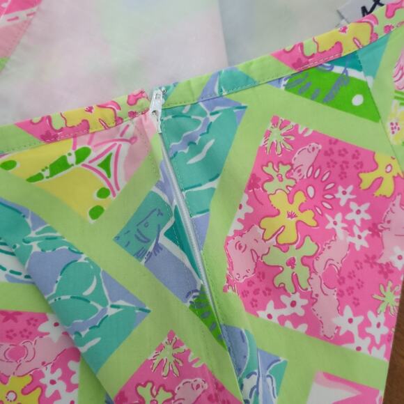 Lilly Pulitzer girls scalloped surf and patch skirt size 14 EUC - Picture 3 of 7